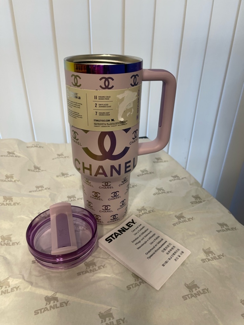 Custom Stanley Light Purple Tumbler 40oz. Price firm last one in this color. - Picture 2 of 6
